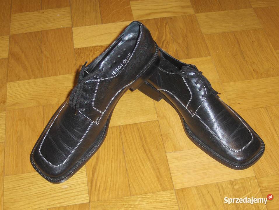 Czarne damskie półbuty Gino Rossi Skóra R40 skóra Łódź