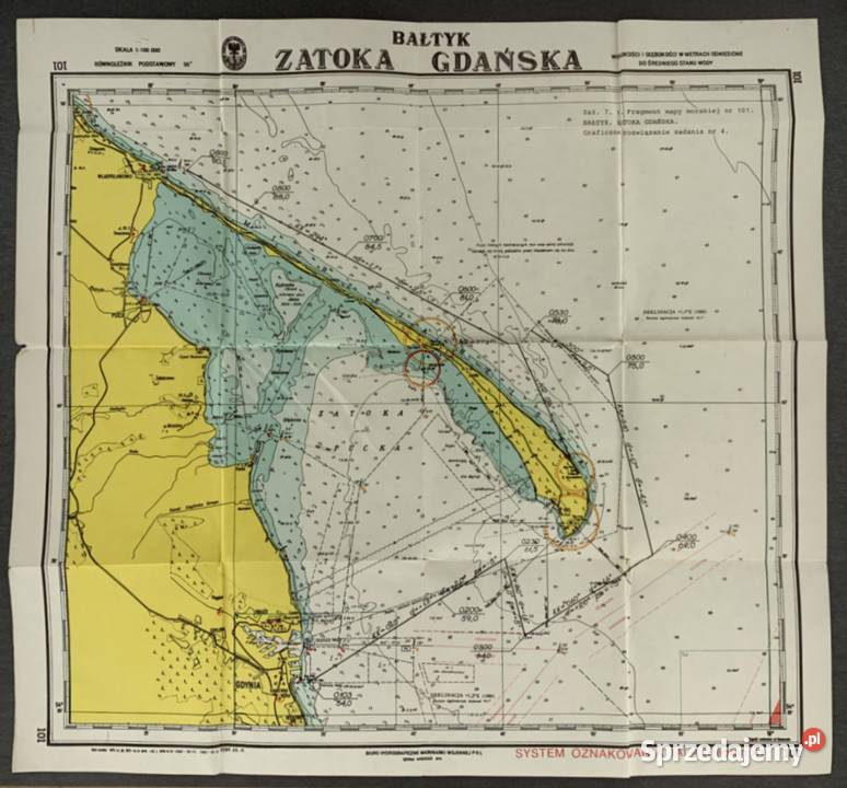 Mapa Bałtyk Zatoka Gdańska Stalowa Wola