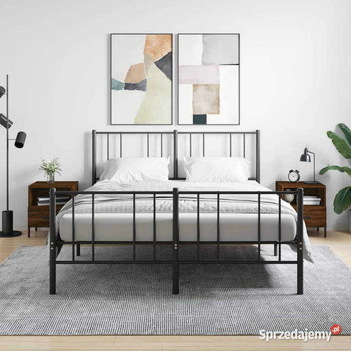 Szafki nocne 2 brązowy dąb 40x35x475 WM827467 mazowieckie Warszawa sprzedam