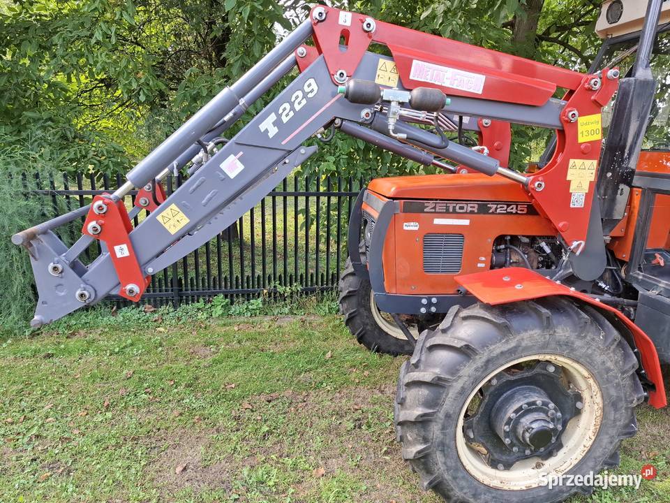 Zetor 7245 z ładowaczem tur MetalFach T2291 Maciejowice