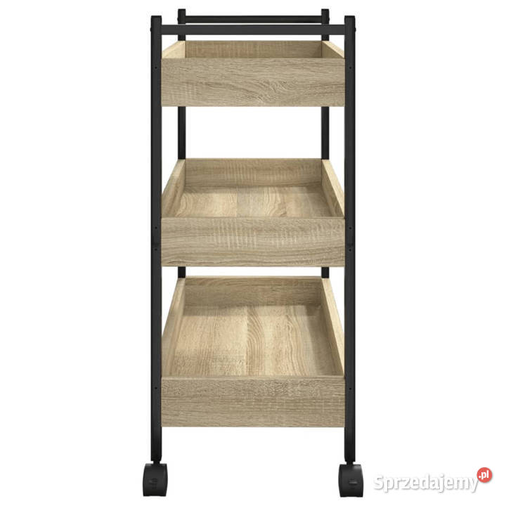Wózek kuchenny dąb sonoma 50x30x70 materiał Warszawa