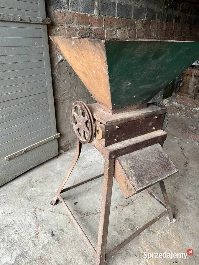 Śrutownik walcowy do zboża gniotownik Gidle