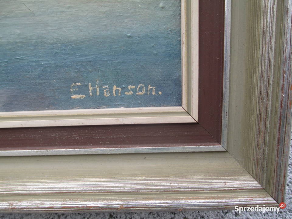 Obraz olejny E Hanson Lublin