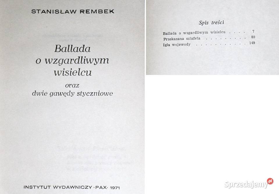Ballada o wzgardliwym wisielcu dwie gawędy lubelskie Chełm