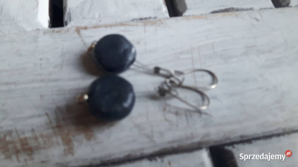 Kolczyki ceramiczne ręcznie wykonane Kolczyki Otwock