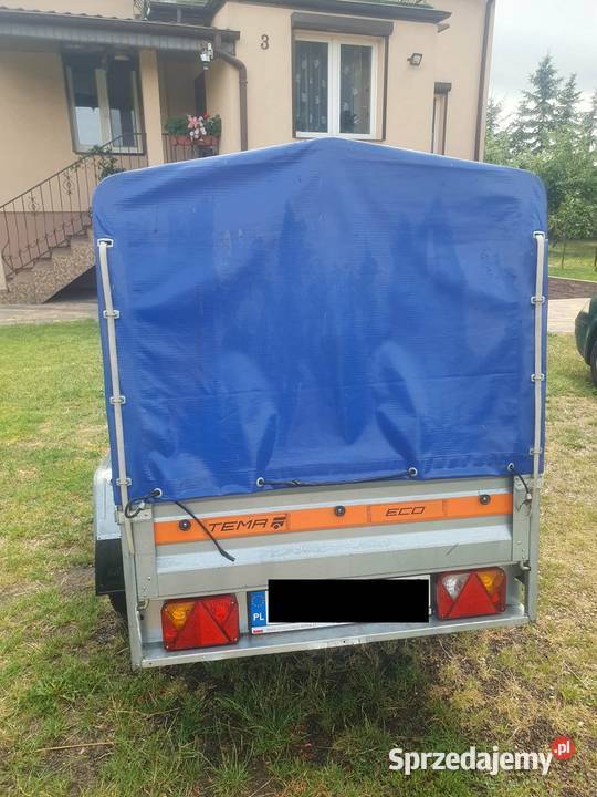 Przyczepka lekka TEMA BOX 2360 z plandeką DMC wielkopolskie Konin