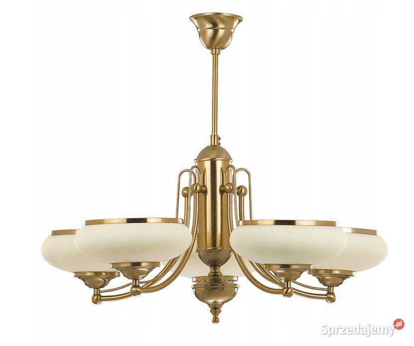 ALFA Prestige żyrandol 5xE27 patyna 10905 5 lamp Oświetlenie