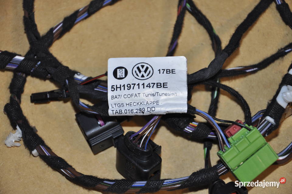 VW Golf 8 WIĄZKA KLAPY BAGAŻNIKA OE 5H1971147BE Malbork sprzedam