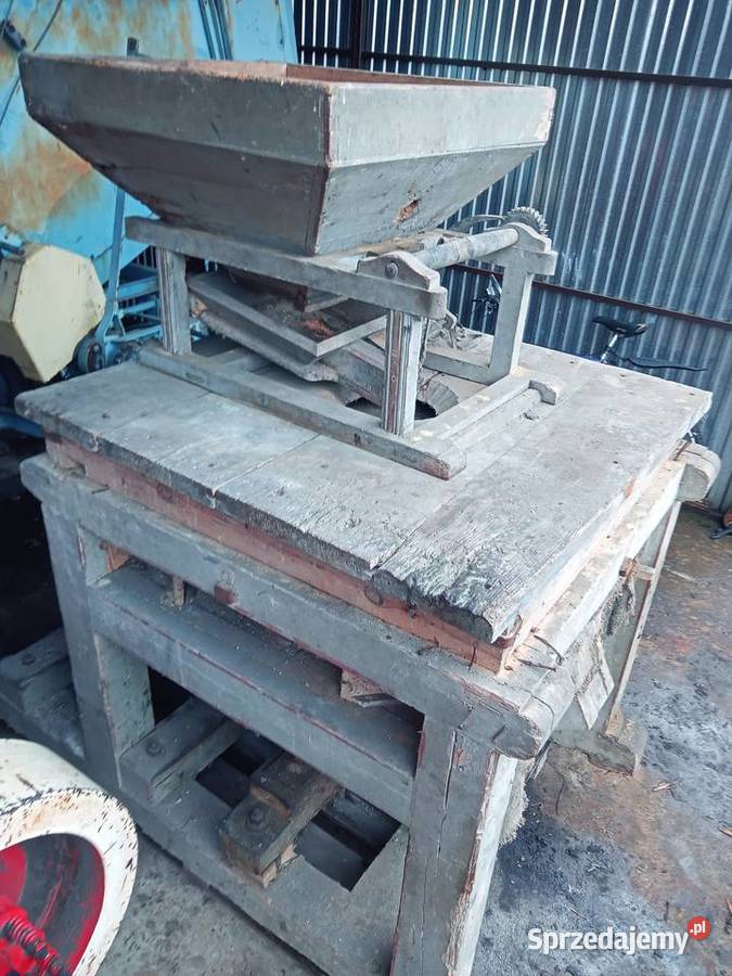 Młyn żarnowy do zboża niemiecki 1910r