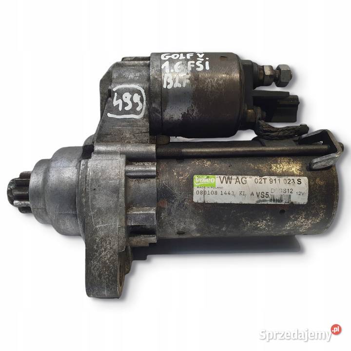 ROZRUSZNIK VW Golf V 16 FSI 02T911023S valeo lubelskie Chełm