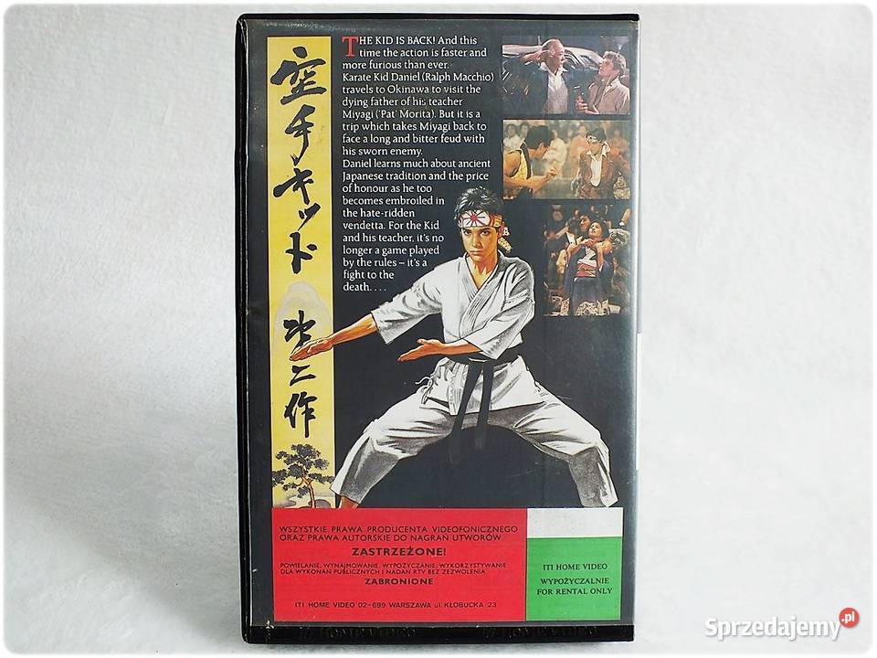 Kaseta VHS The Karate Kid 2 Film na Video Żary