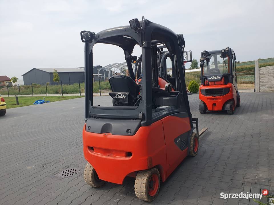 Wózek LINDE E16PH 2014r 4 kołowy WOLNY SKOK E18