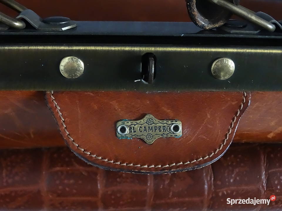 Skórzana torba lekarska Vintage EL CAMPERO Made Biłgoraj