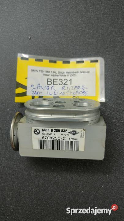 BMW OE 64119289832 zawór rozprężny Części podlaskie