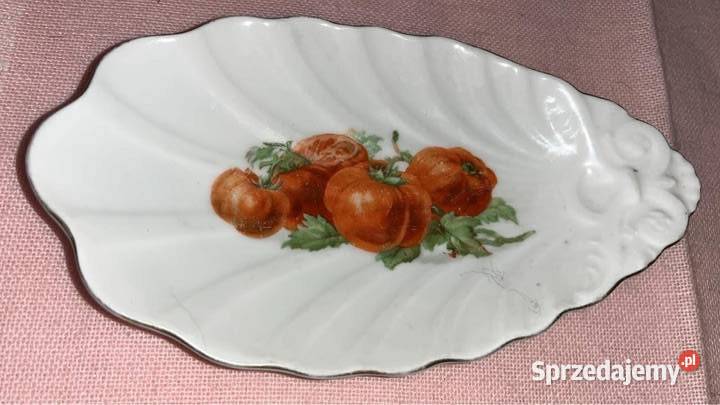Paterka Victoria Czechoslovakia Pomidory Porcelana i szkło