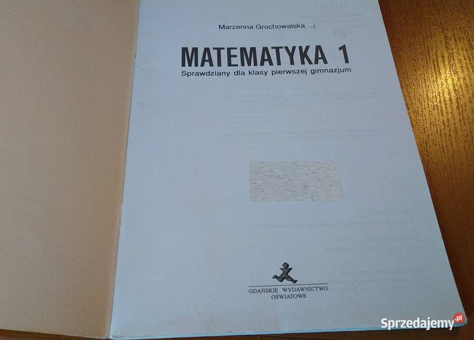 Matematyka 1 sprawdziany klasy pierwszej Rok wydania 2000 Gdańsk