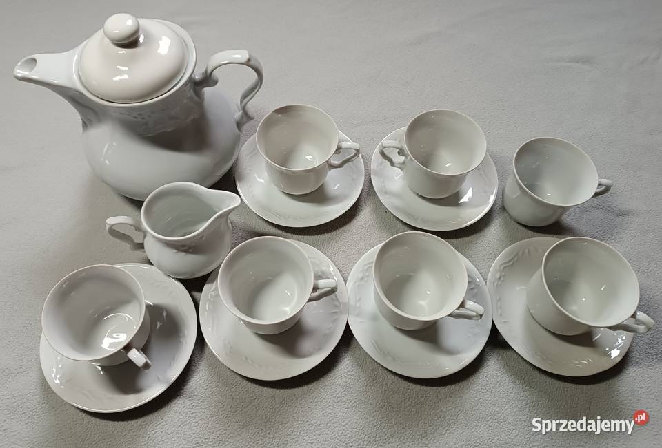 Filiżanki spodeczki dzbanek porcelana Karolina opolskie Opole