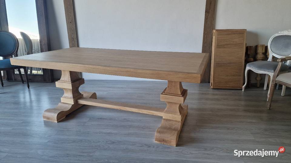 Stół dębowy z możliwością rozłożenia Hampton Warszawa