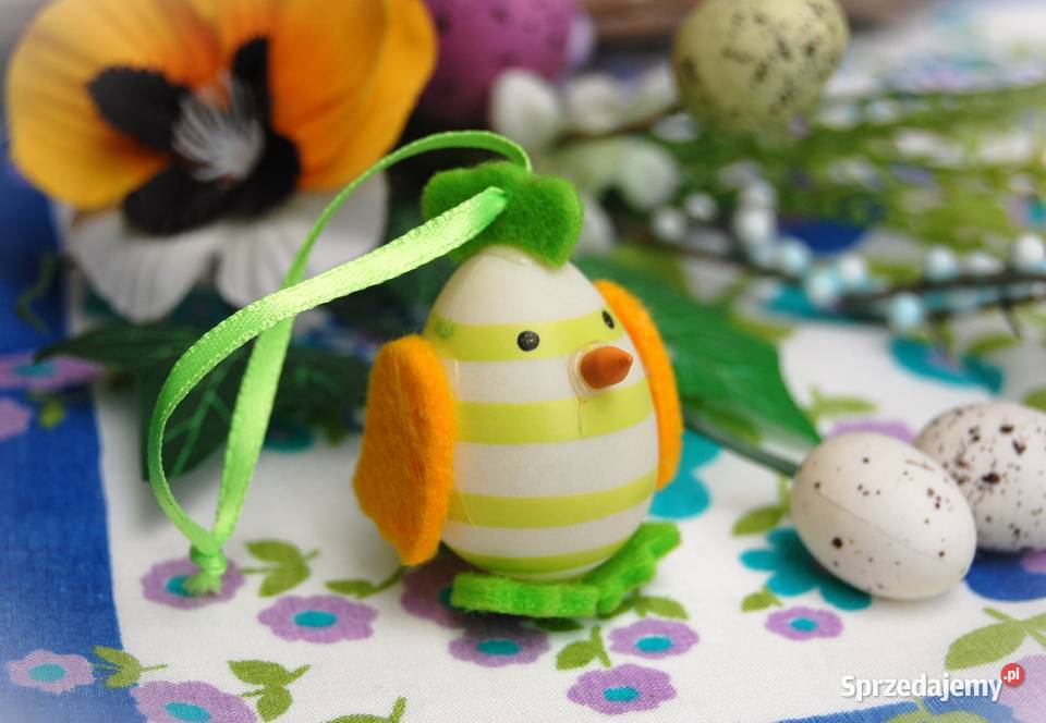 Wielkanocna kurka kogucik kurczak zawieszka wielokolorowy Lublin
