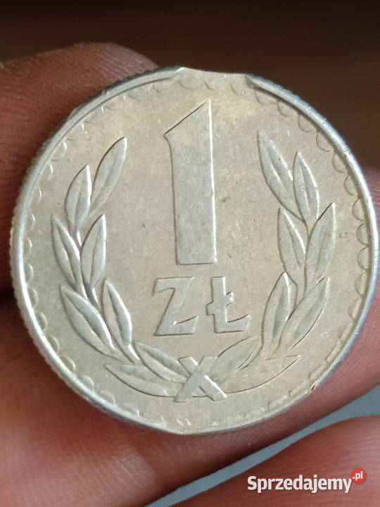 Sprzedam monete 1 zloty 1987 odkroj blachy gggg lubelskie Chełm