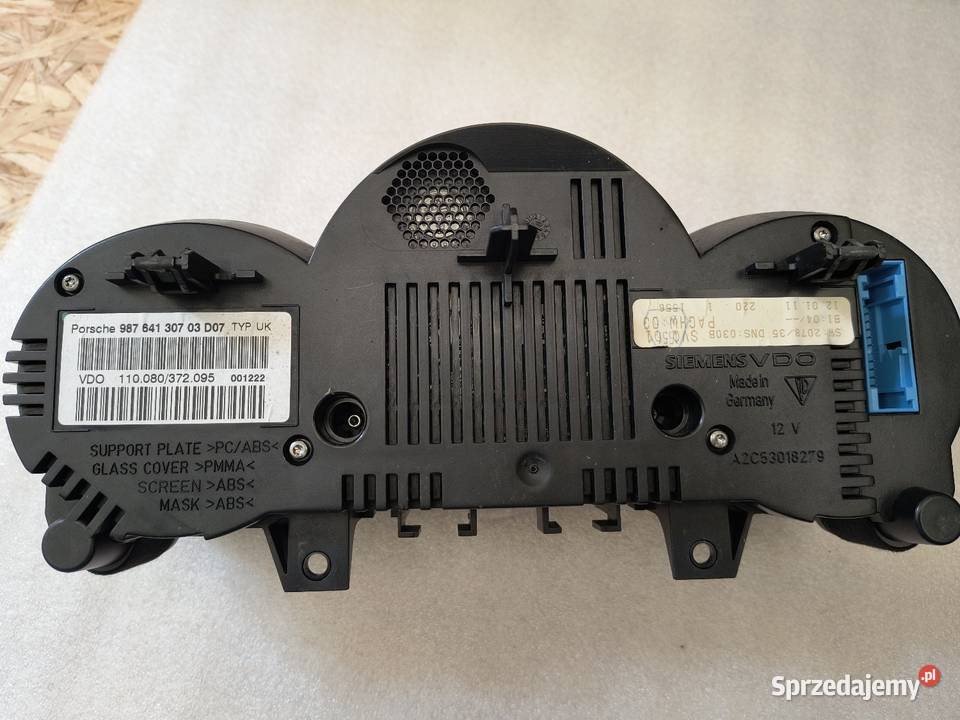 Licznik zegary Porsche Boxter 98764130703 manual Kakonin sprzedam