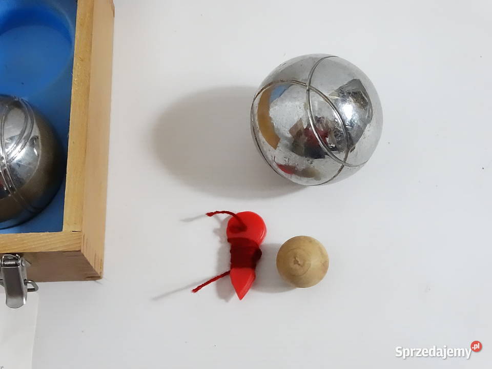Solidny Zestaw do Gry w Boule 714g Drewniana Biłgoraj