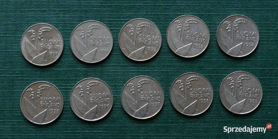 FINLANDIA 10 pennia zestaw