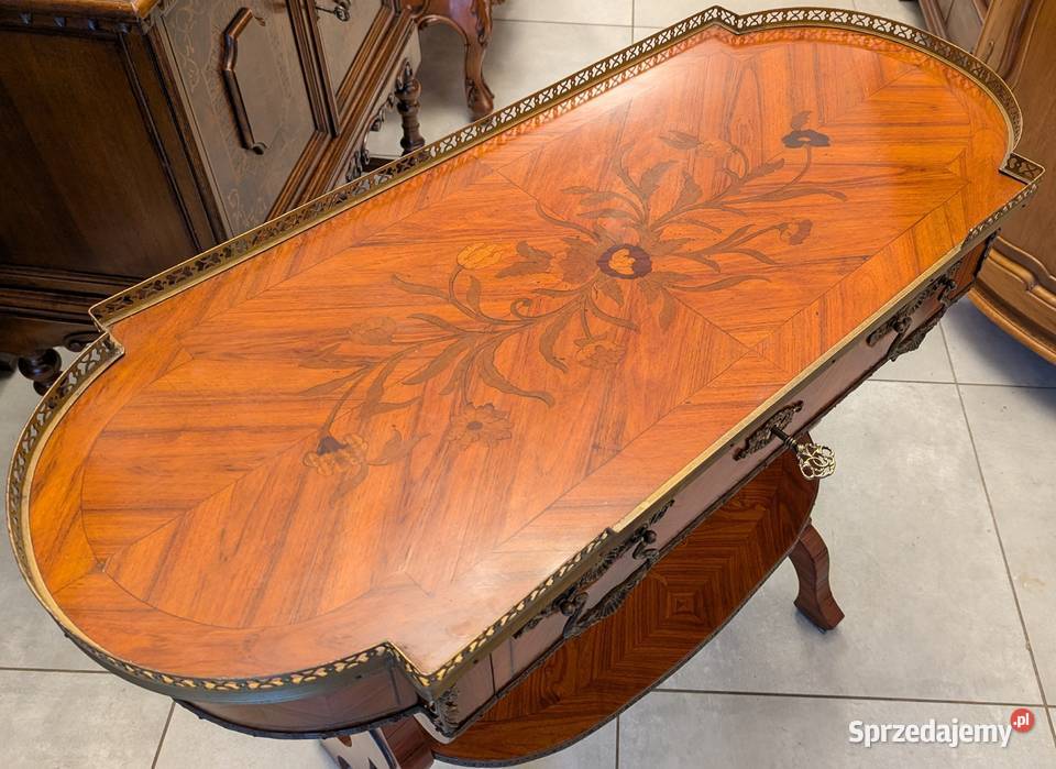piękna włoska konsola intarsjesklep Dąbrowa śląskie Dąbrowa Górnicza