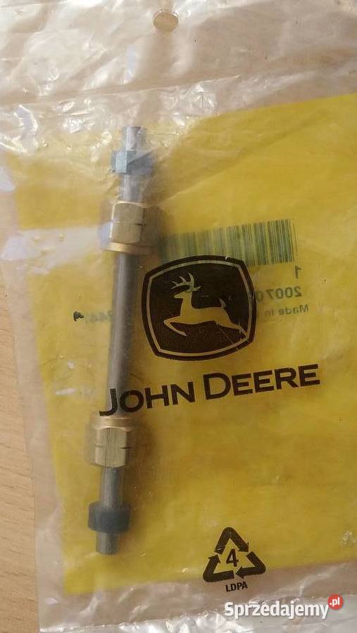 Rurka paliwowa John Deere RE68748 oryginał lubelskie Biała Podlaska