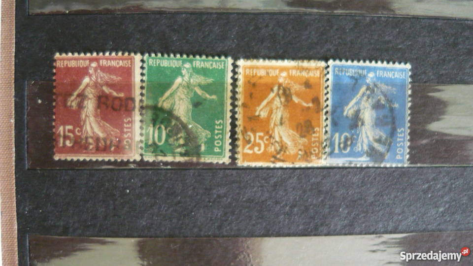 Znaczki Francja Myszków sprzedam