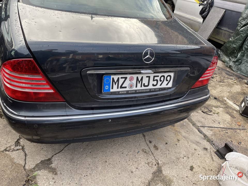 Tył kompletny mercedes s w220 lift kod 189 Części montażowe Szczecin sprzedam