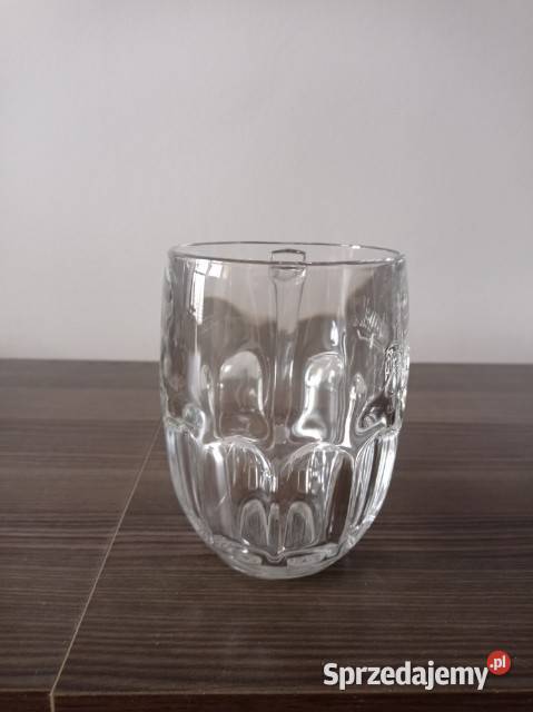 Kufel z uchem Pilsner Urquell 05 L grube szkło Chorzów