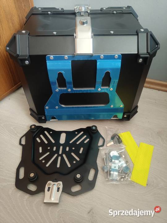 ALUMINIOWY kufer motocyklowy centralny CZARNY Żyrardów sprzedam
