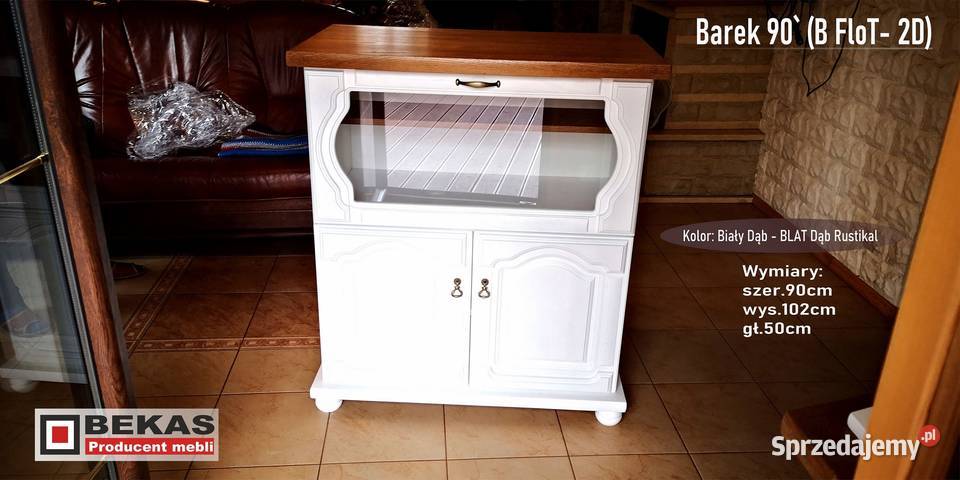 Stylowa Nowa Komoda 120 2D3S1B Barek Wysoki 50cm Włocławek sprzedam