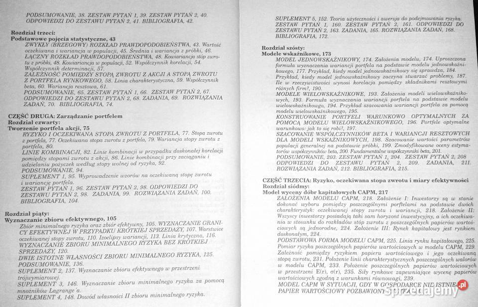 Teoria nowoczesnego inwestowania Robert A Haugen lubelskie Chełm