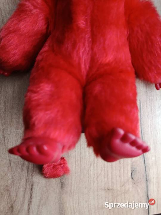 Zabawka stara monchichi czerwony diabełek Choszczno