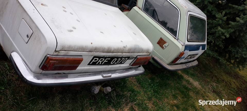 Fiata 125 p zderzaki używane ale ładne komplet podkarpackie Jarosław