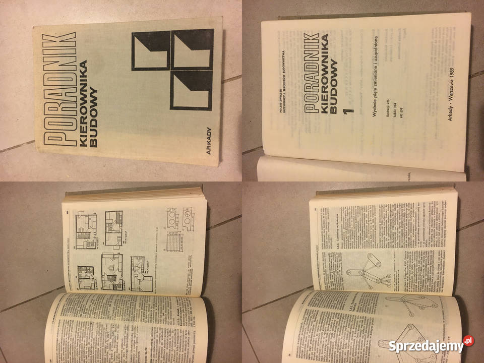 Poradnik Kierownika Budowy Wydawnictwo Arkady Konin sprzedam