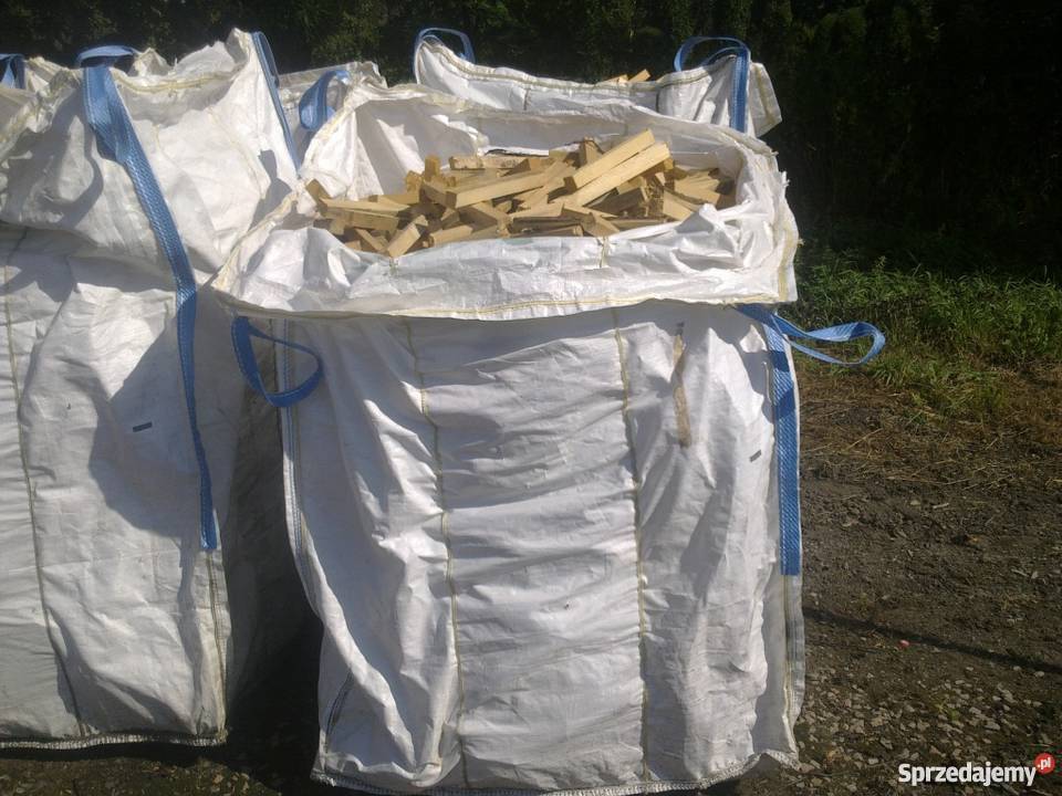 Drewno opałowe świerk do rozpałki worki hurt małopolskie