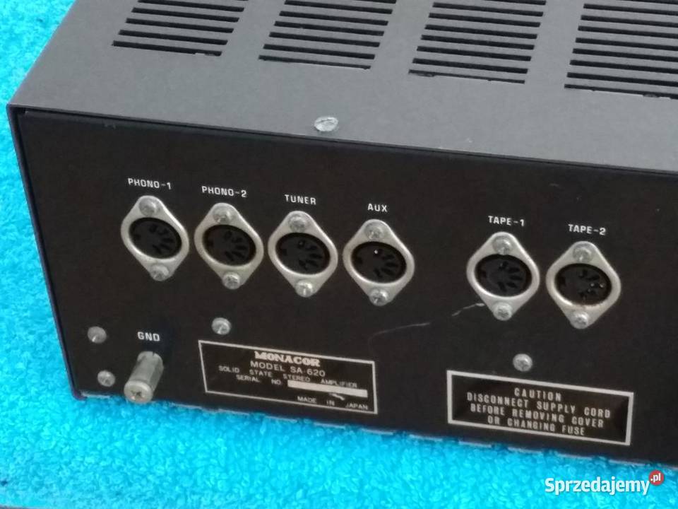 Wzmacniacz Monacor SA620 Vintage sprawny