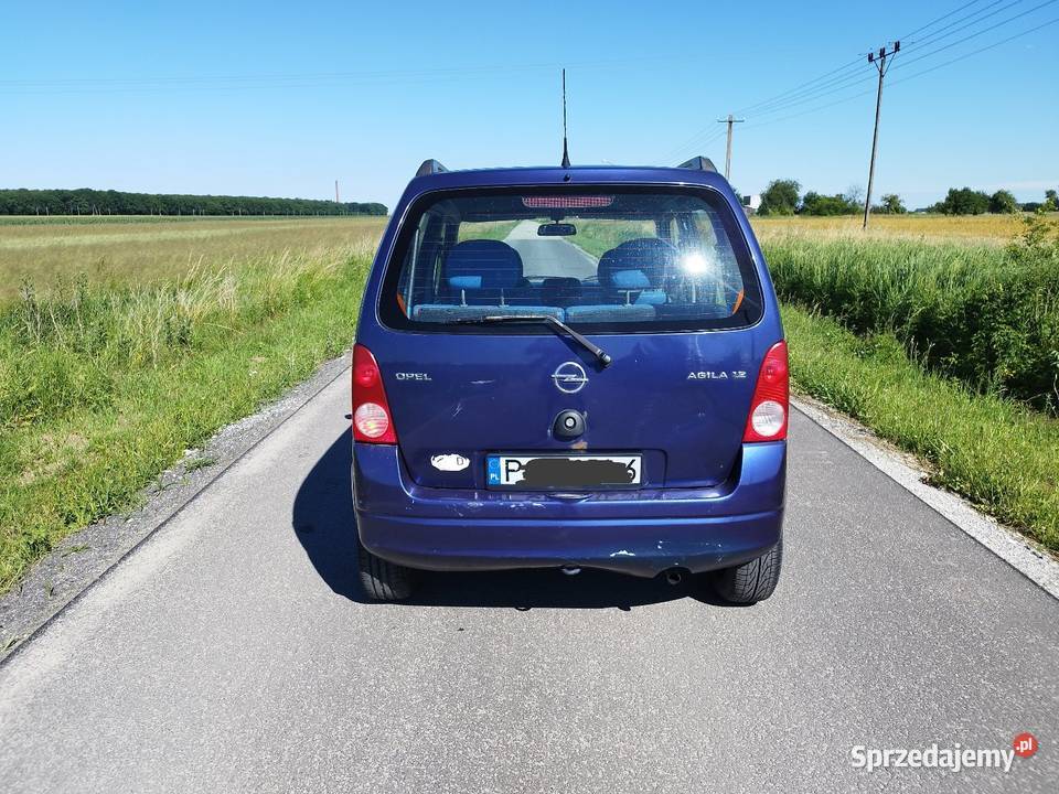 Opel Agila 12 Benzyna 2001 benzyna
