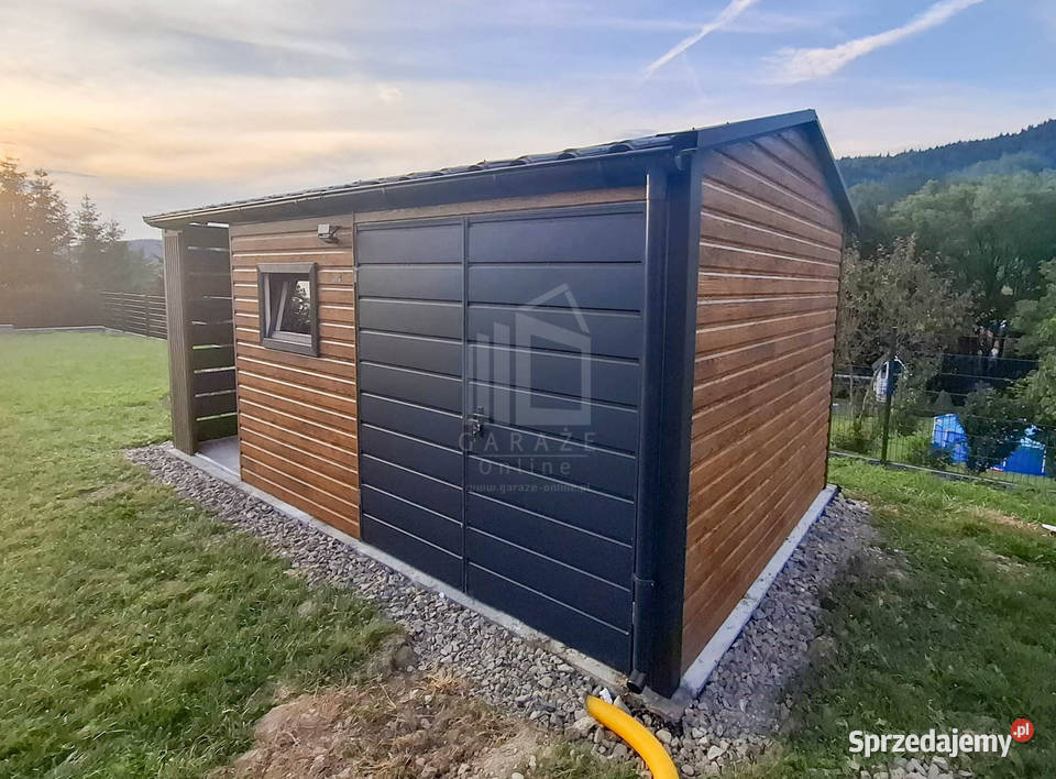 Schowek domek ogrodowy PREMIUM 4x25m wiata 2m Augustów
