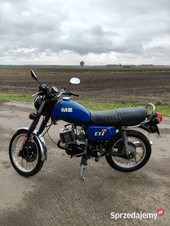 Motocykl MZ ETZ 125 1986r 12v z dokumentami do wielkopolskie Kalisz