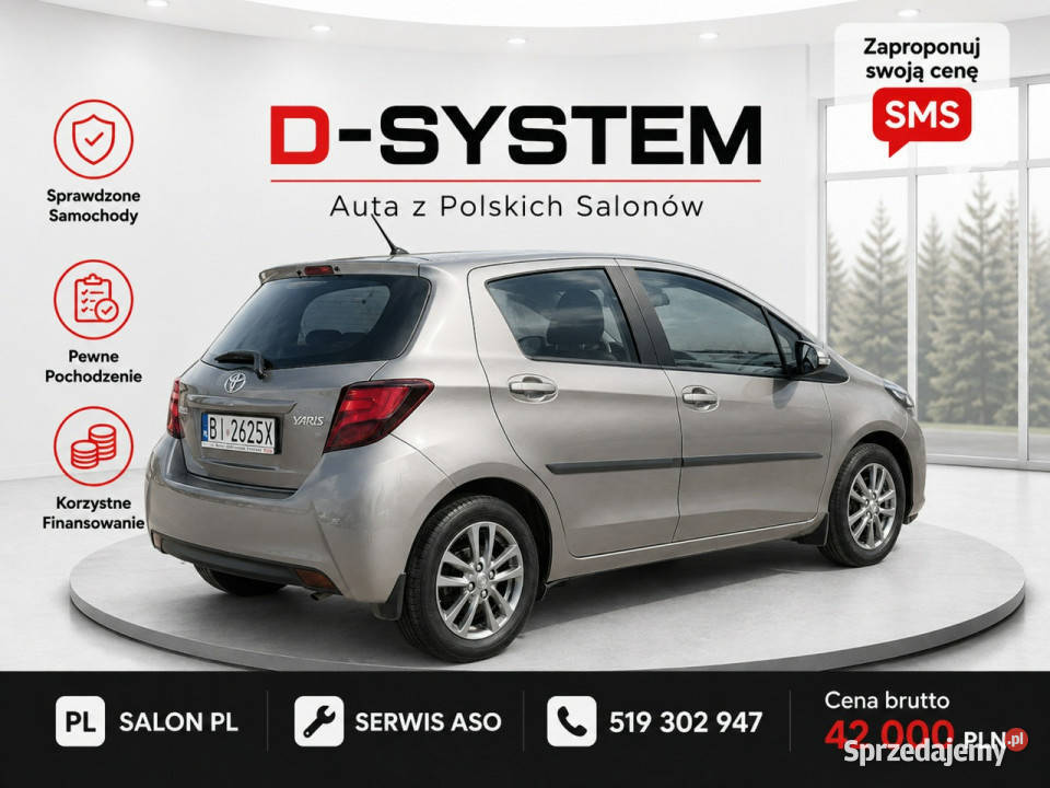 Toyota Yaris 2015 Salon Polska 39 GWARANCJA Białystok