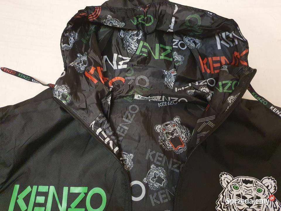 NOWA kurtka Kenzo wiatrówka z kapturem Przeciwdeszczowa Moda i Styl Gdynia