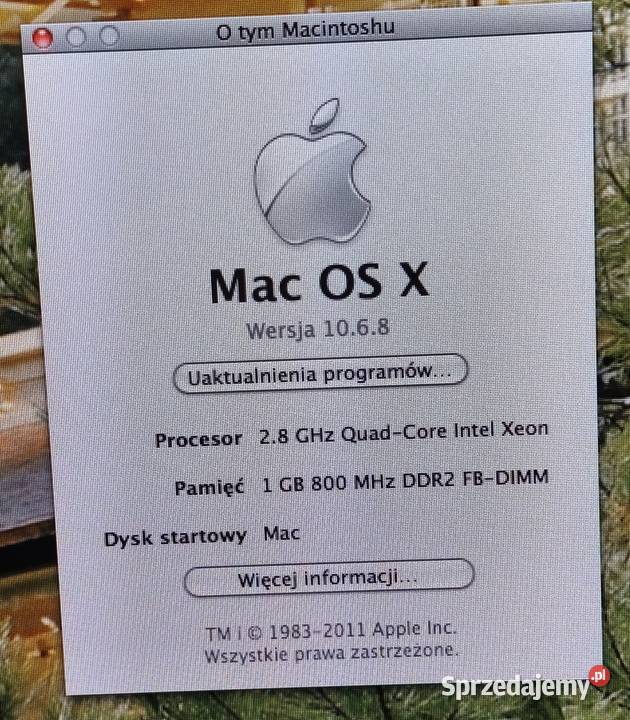 Komputer Mac PRO z 32 cale ekranem Warszawa sprzedam
