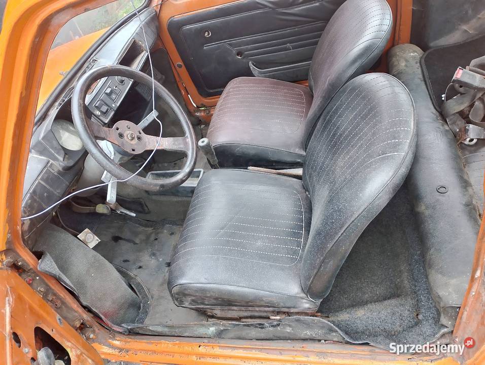 Fiat 126p pomarańczowy Szczecin