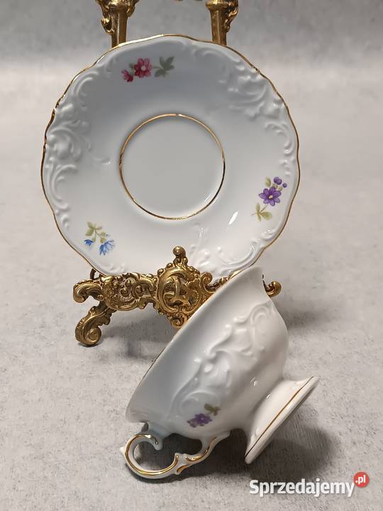 KPM Krister Friederike Filiżanka Duet Kwiaty Gdańsk