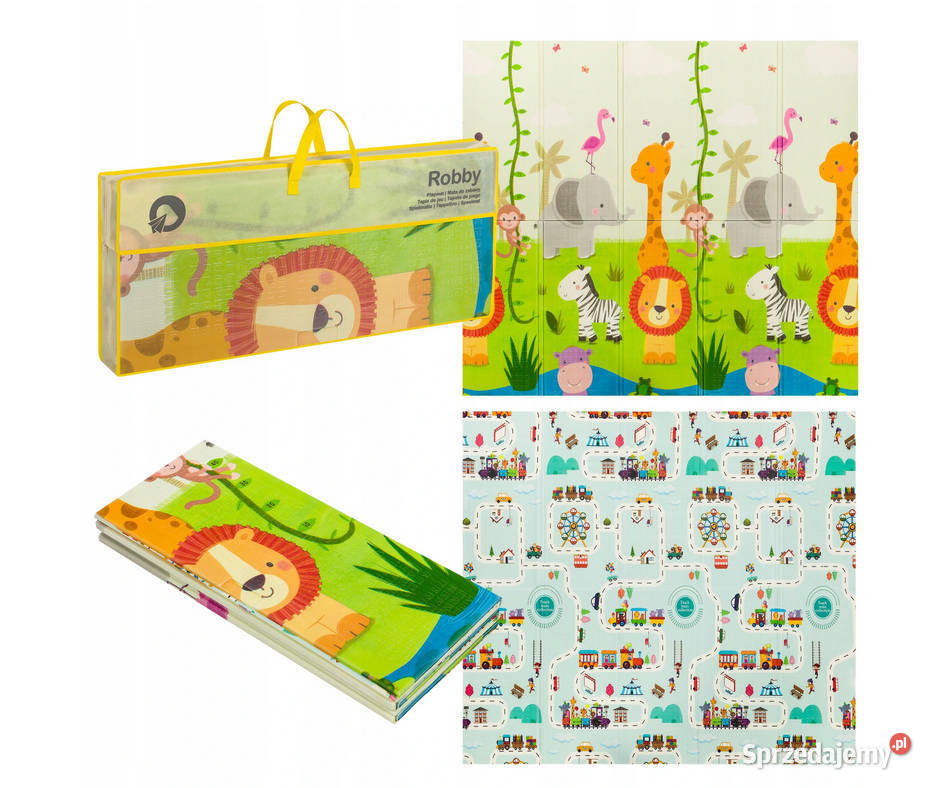 DUŻA MATA EDUKACYJNA DWUSTRONNA LIONELO ROBBY 0+ Baranowo