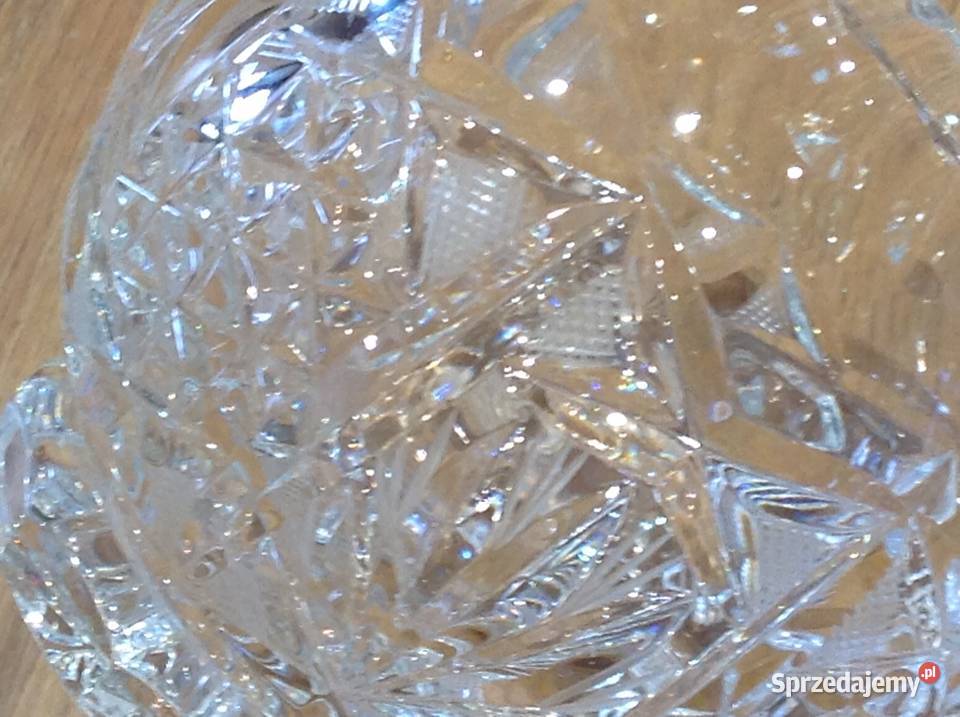 Wazon Wazonik Kryształowy Kula Vintage lubuskie Nowa Sól